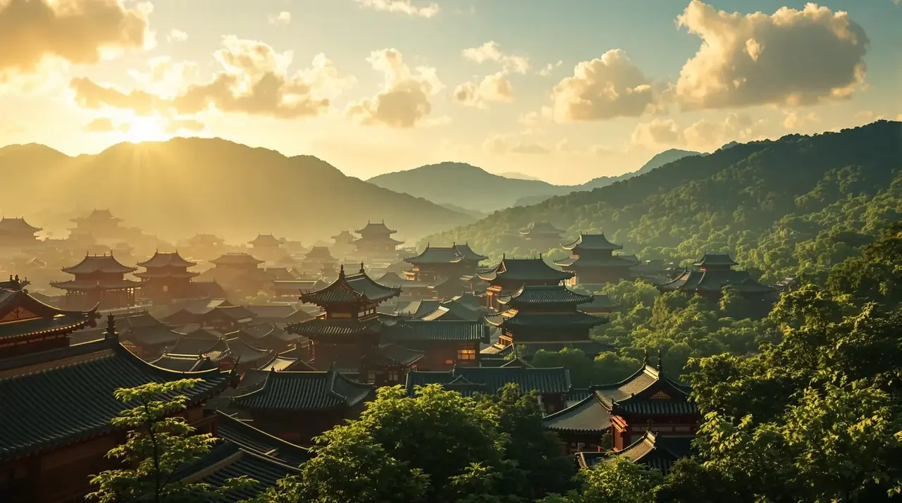 红果漫剧热播古装短剧《凤医天下》场景